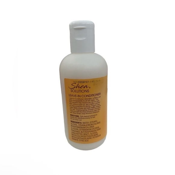 New Shea Solutions Leave- in Conditioner With White Organic Shea Butter Moisturi - Picture 3 of 4